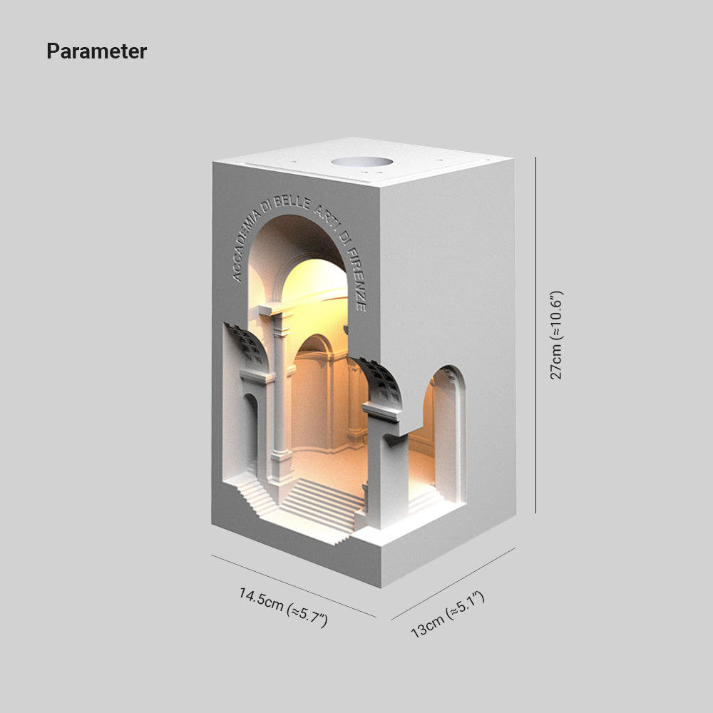 Félicie Art Decó Empotrable LED Yeso Aplique de Pared, Blanco